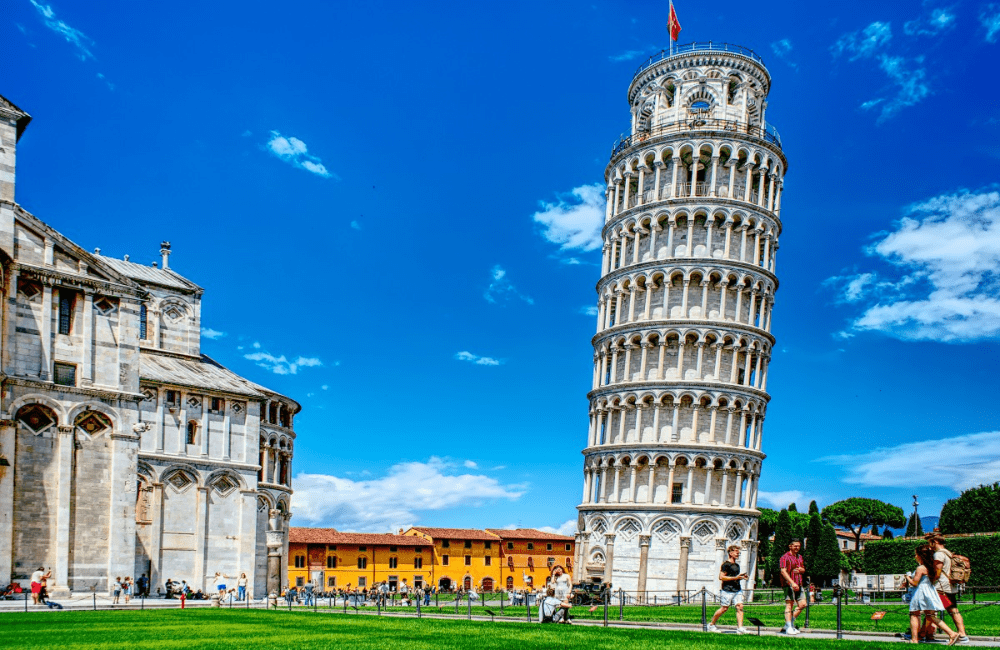A Torre Inclinada de Pisa